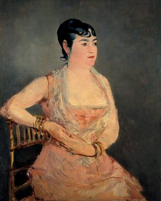 La dame en rose, par Édouard Manet