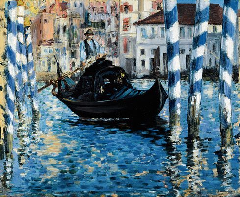 Le grand canal de Venise, par Édouard Manet