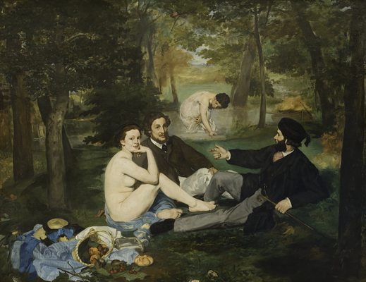 Le déjeuner sur l'herbe, par Édouard Manet