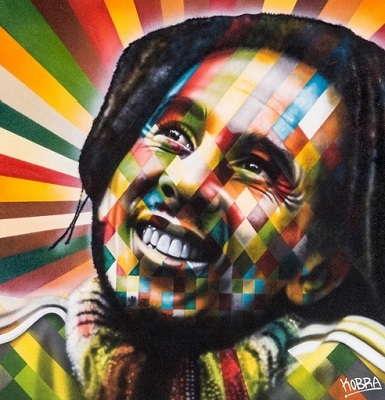 Bob Marley, par Eduardo Kobra