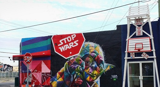 Stop wars, par Eduardo Kobra