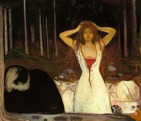 Cendres, par Edvard Munch
