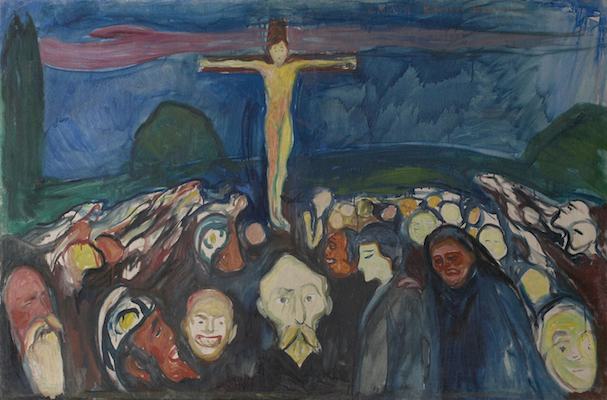 Golgotha, par Edvard Munch