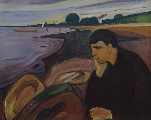 Mélancolie, par Edvard Munch