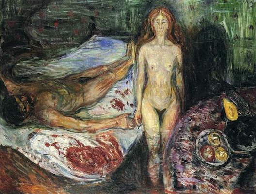 La mort de Marat, par Edvard Munch