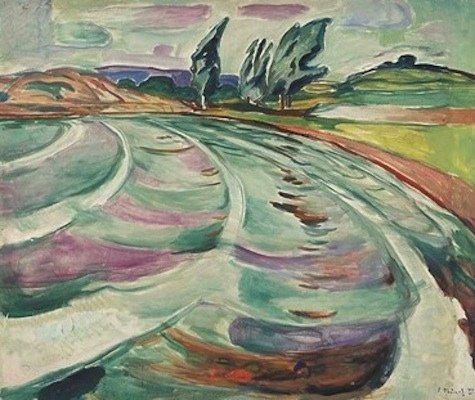 Les vagues, par Edvard Munch