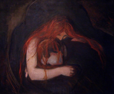 Vampire, par Edvard Munch