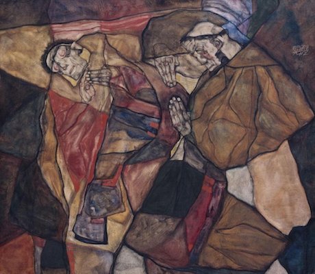 Agonie, par Egon Schiele