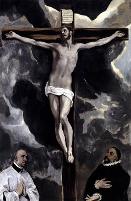 Christ sur la croix, par El Greco
