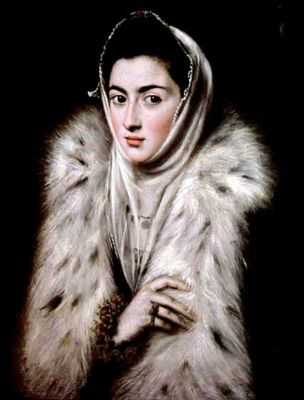 Dame à la fourrure, par El Greco