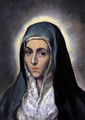 La vierge Marie, par El Greco