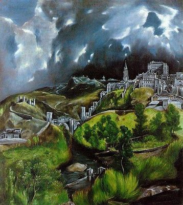 La vue de Tolède, par El Greco