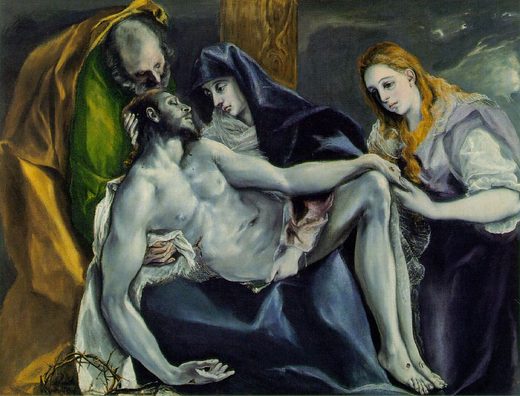 Pietà, par El Greco