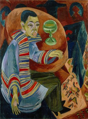 Le buveur, par Ernst Ludwig Kirchner