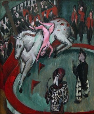 La cavalière de cirque, par Ernst Ludwig Kirchner