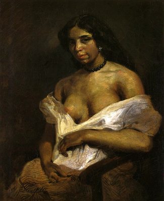 Aspasie, par Eugène Delacroix