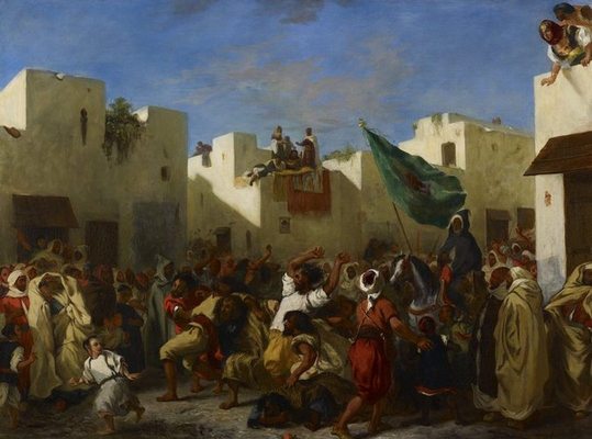Les Fanatiques de Tanger, par Eugène Delacroix