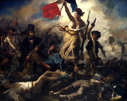 La liberté guidant le peuple, par Eugène Delacroix
