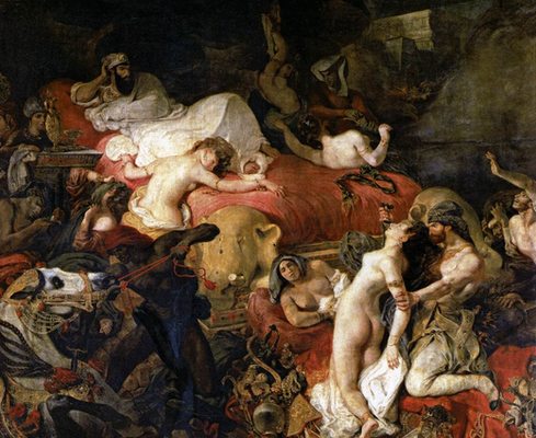 La mort de Sardanapale, par Eugène Delacroix