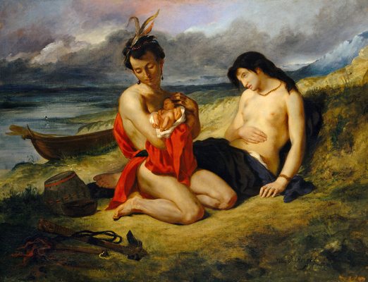 Les Natchez, par Eugène Delacroix