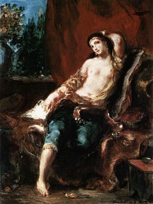 Odalisque, par Eugène Delacroix