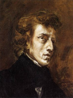 Portrait de Frédéric Chopin, par Eugène Delacroix