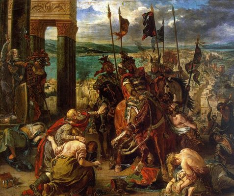 Prise de Constantinople, par Eugène Delacroix