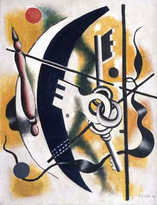 Composition aux clefs, par Fernand Léger