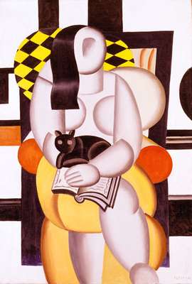 Femme et chat, par Fernand Léger