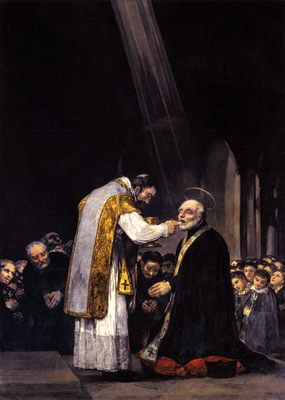La dernière communion de san José de Calasanz, par Francisco Goya
