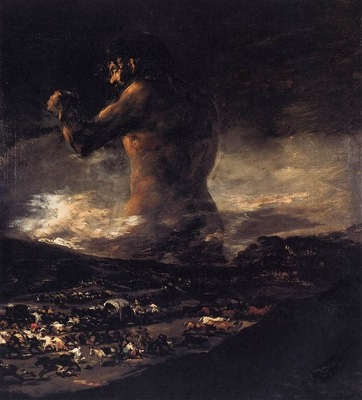 Le Colosse, par Francisco Goya ou/et Asensio Julia