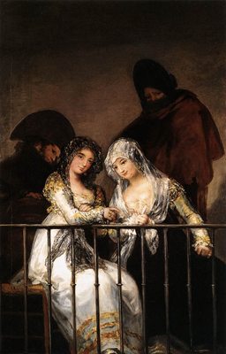 Les mariées au balcon, par Francisco Goya