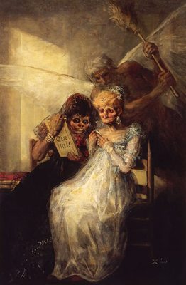 Les vieilles, par Francisco Goya