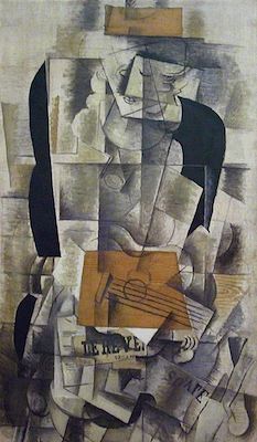 Femme à la guitare, par Georges Braque