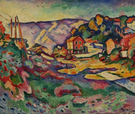 Paysage à l'Estaque (I), par Georges Braque
