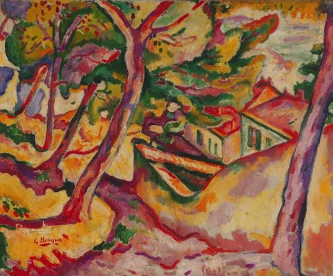 Paysage à l'Estaque (III), par Georges Braque