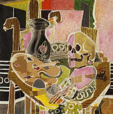 Studio avec crâne, par Georges Braque