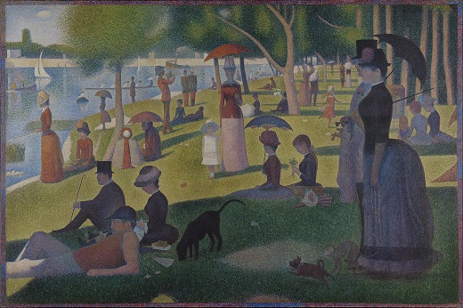 Dimanche après-midi à la Grande Jatte, par Georges Seurat