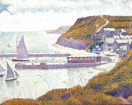 Port en Bessin, par Georges Seurat