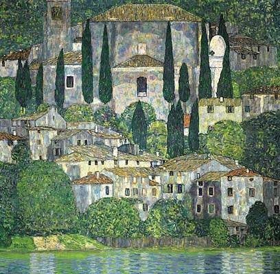 Eglise de Cassone, par Gustav Klimt