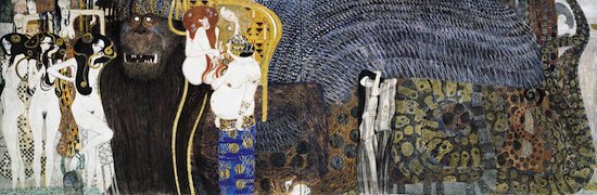 Les forces hostiles, par Gustav Klimt
