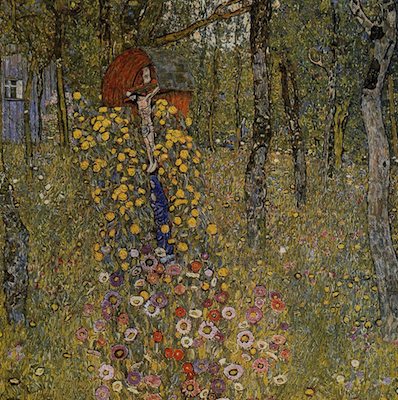 Jardin au crucifix, par Gustav Klimt