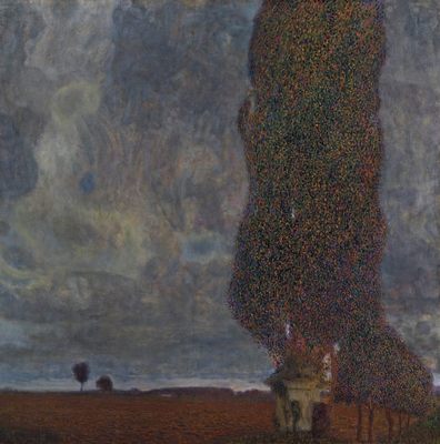 Le grand peuplier, par Gustav Klimt