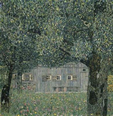 Maison de campagne autrichienne, par Gustav Klimt
