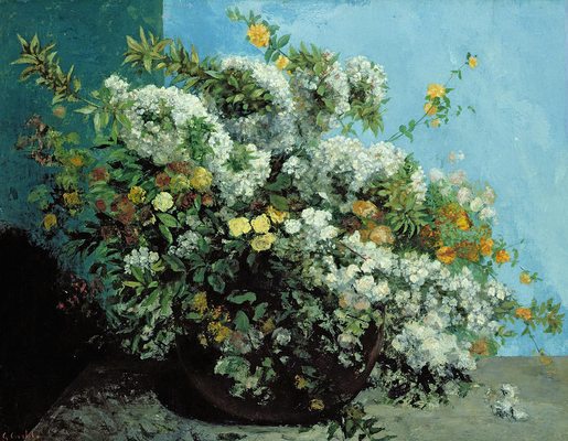 Bouquet de fleurs, par Gustave Courbet