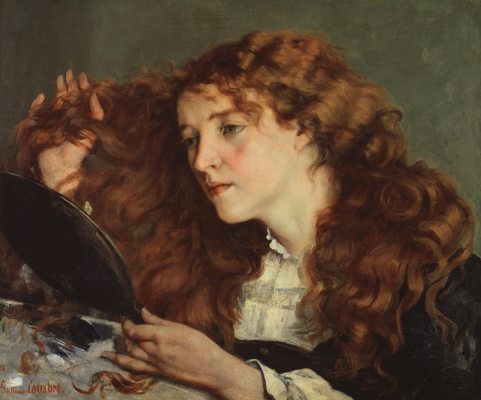 Jo : La belle irlandaise, par Gustave Courbet
