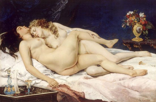 Le sommeil, par Gustave Courbet