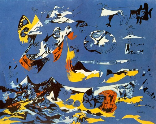 Bleu (Moby Dick), par Jackson Pollock