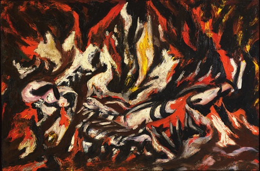 La Flamme, par Jackson Pollock