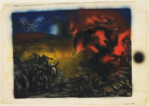 Landscape with Steer, par Jackson Pollock